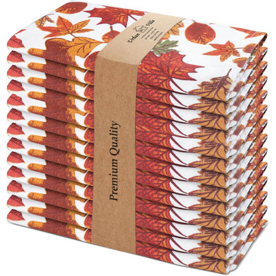 Cloth Napkins Set of 12 (20x20)100% Cotton Napkins Cloth Washable