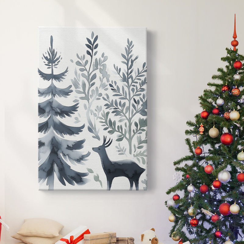 Art des Fêtes de Noël - Toile tendue avec châssis CCCCXIV, H 18 po x l 12 po
