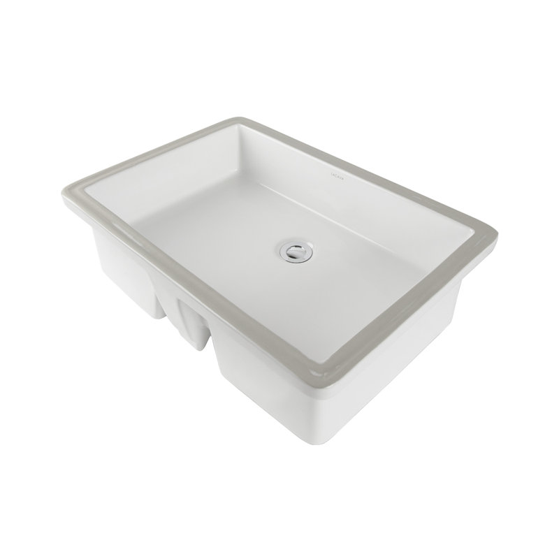 Cube 21.75'' L Bathroom Sink, White
