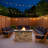 42" Propane Gas Fire Pit Table, 50000 BTU  Rectangular Concrete Fire Pit For Outside Patio Deck Garden Backyard