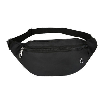 Backpack Pack For Man & Woman Travel Wallet Bag For Cell Phone Belt Bag Crossbody Bag With Headphone Hole For Travel Walking Running Hiking Cycling