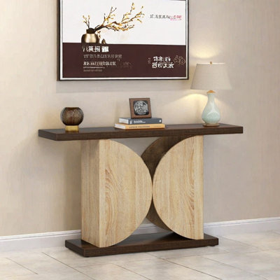 Table d'entrée en bois massif de style rétro