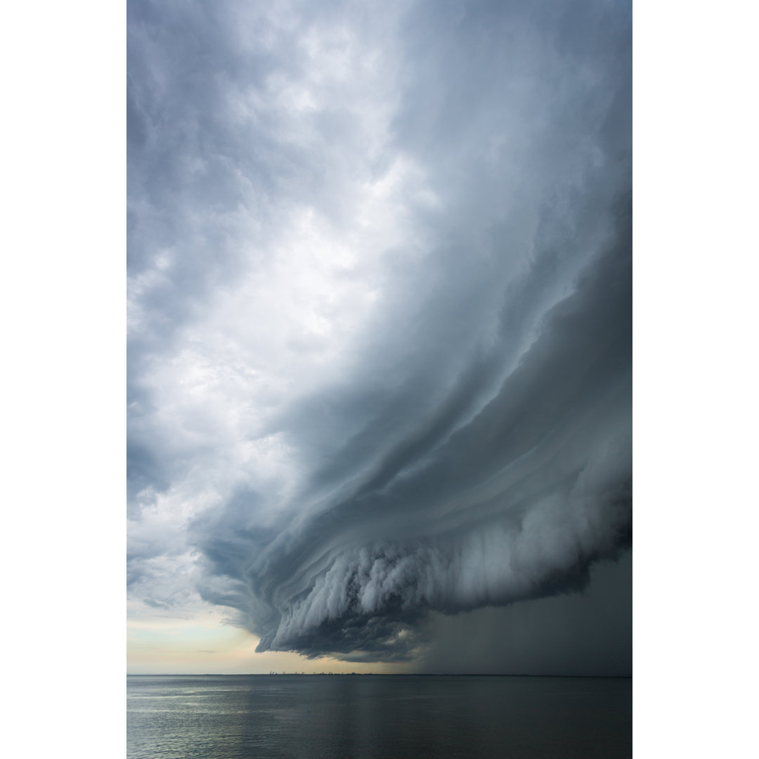 Epische Superzellenwolke von Petesphotography - Druck ohne Rahmen auf Leinwand