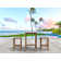 Avalon 2 - Person Teak Wood Patio Dining Set with Square Table
