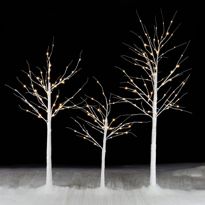 Lighted Artificial Cedar Christmas Tree, 5ft H x 2.92ft W x 2.92ft D