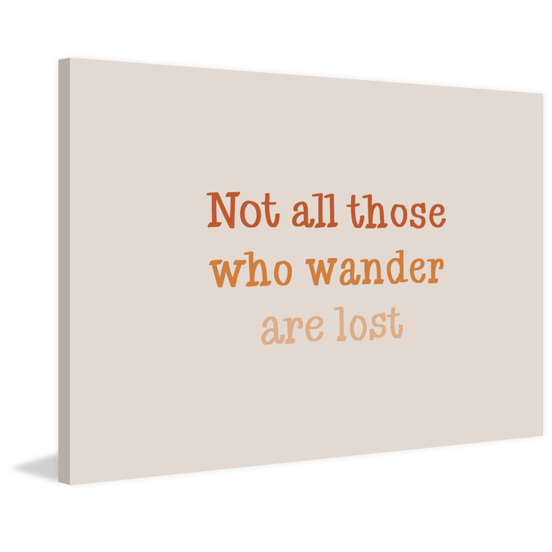 «Travel And Wander», reproduction sur toile tendue, H 24 po x l 36 po x P 1,5 po