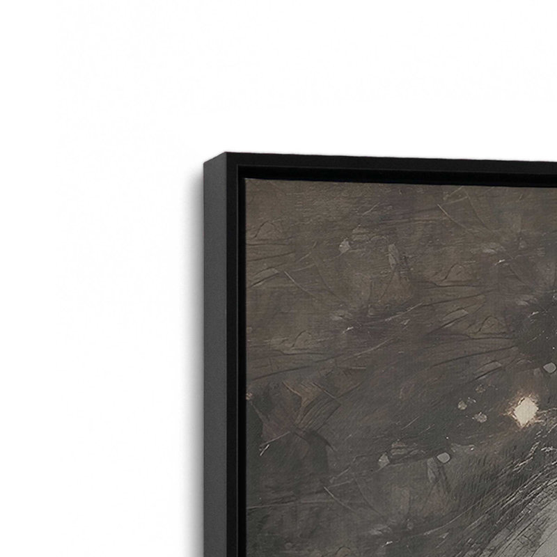 Impression sur toile Halloween Whiskers, H 18,75 po x l 12,75 po, Noir satiné
