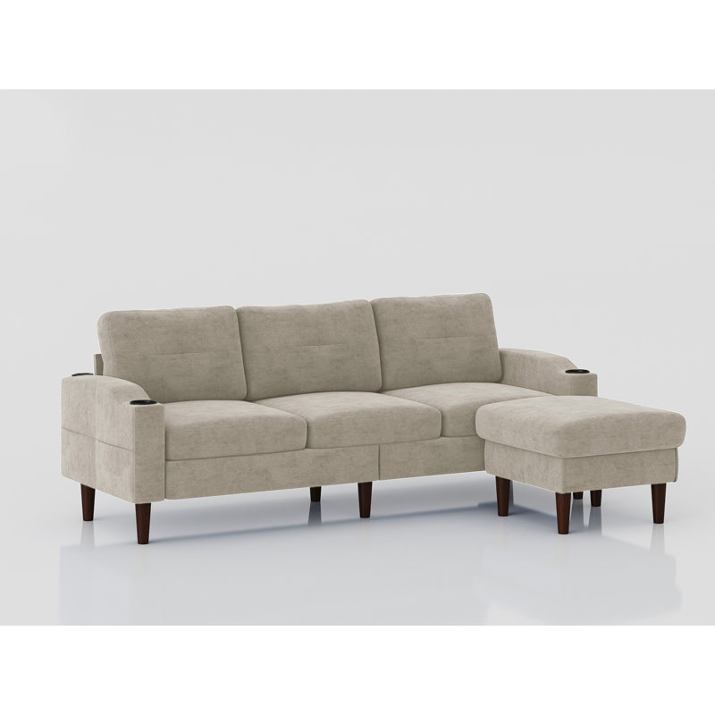 Canapé modulaire 2 pièces Hamleigh, Beige