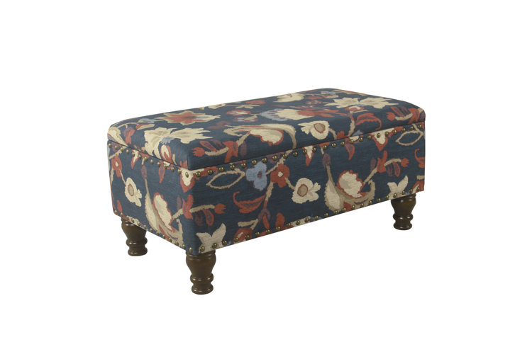 Franck Upholstered Flip Top Storage Bench