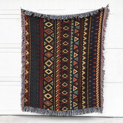 Hand Woven Throw Blanket