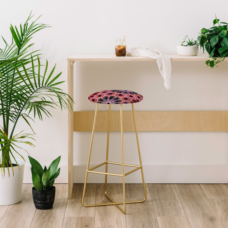 Tabouret de bar 30 po tangier tuile rouge schatzi brown