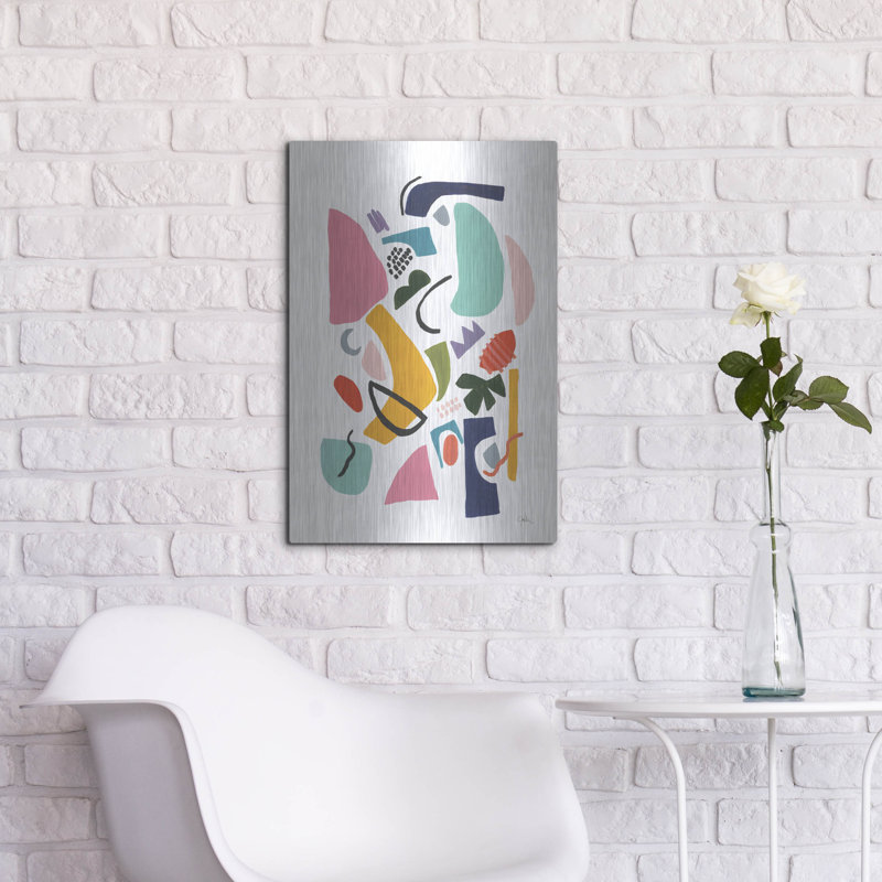 Art mural en métal Latitude Run® «Atomic Ranch No. 3» par Jan Weiss, H 24 po x l 16 po