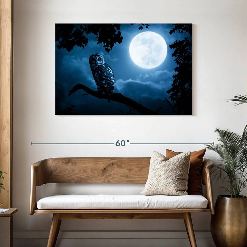 Brampt Watchful Night Owl, 30" H x 45" W