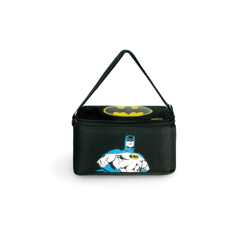 Excelsa picnic/lunch cooler bag Supereroi plastic 7 lt black