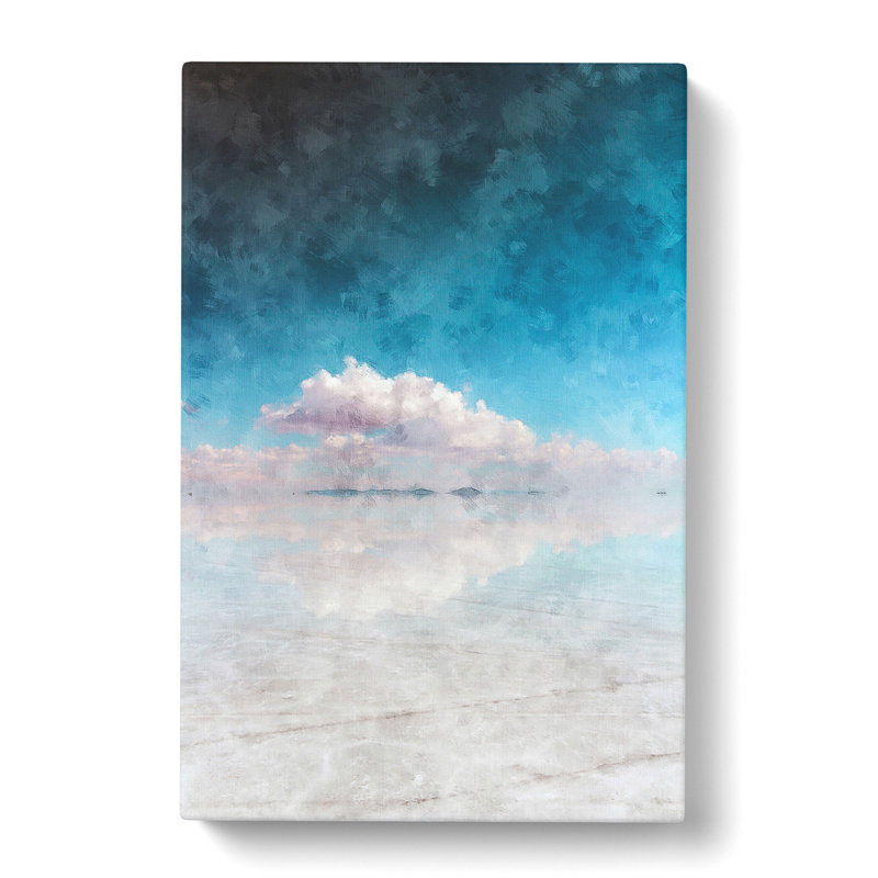 Salar De Uyuni Salt Flat In Bolivia Abstract - Wrapped Canvas Painting, 91cm H x 60cm W x 3cm D
