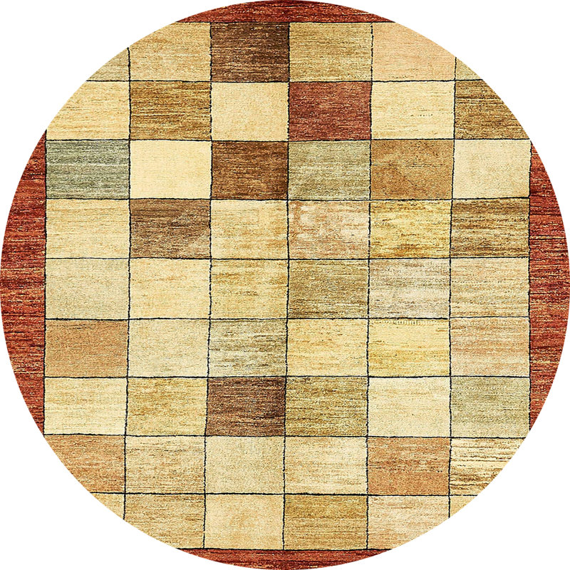 Tapis abstrait moderne 391, Rond 6 pi