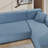 Thick Velvet L-Shaped Sofa Cover - Sectional Sofa Cover With 2 Throw Pillow Covers-439605140