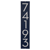 Floating Modern 4" Number Vertical Address Plaque (5 Digits)