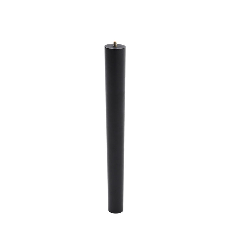 Venable Solid Wood Table Leg, 45cm H x 4.5cm W x 4.5cm D, Black