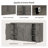 61.7'' W Modern Sideboard Buffet Cabinet with 4 Doors, Adjustable Shelves, Large Storage Cabinet-1241877410
