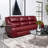 Elodie Red Upholstered Motion Reclining Sofa