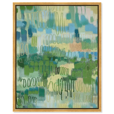 Field of Green Texture I Canvas Print Green Decor by Art Remedy