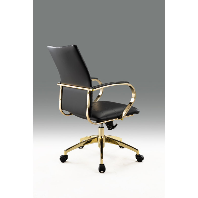 Elphaba Conference Chair, Gold, Black