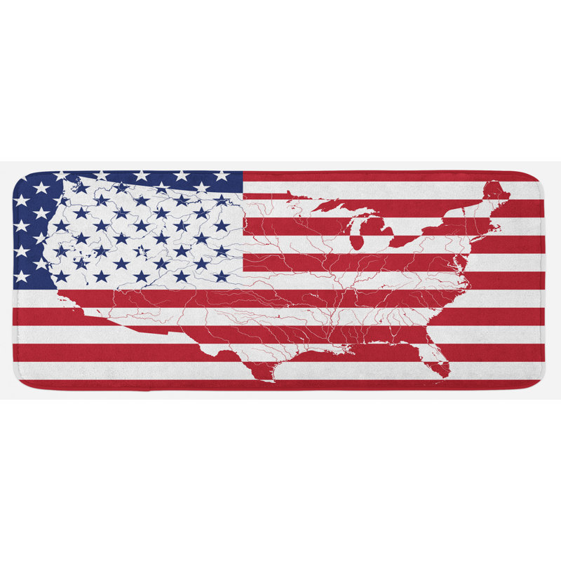 Tapis de cuisine american flag
