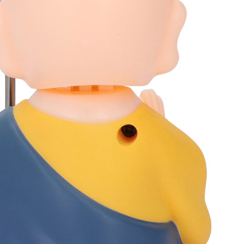 Figurine miniature de voiture agitant les mains agitant les mains de Little Monk - bleu