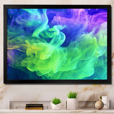 " Green Purple Ethereal Surges I "