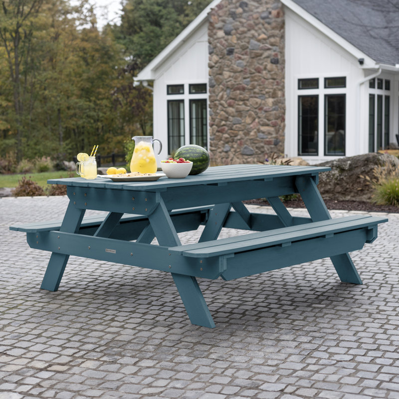 Sohi Patio Dining Set with, Nantucket Blue
