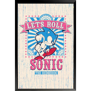 Sonic The Hedgehog & Tails Too Slow 32oz. Water Bottle