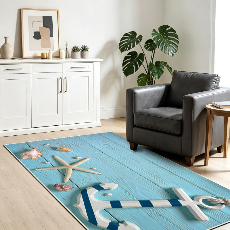 Tapis d'intérieur transparent Clear Summer, Rectangle 39 po x 63 po