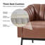 Fauteuil en similicuir de 27,5 po Yeilyn-94883784