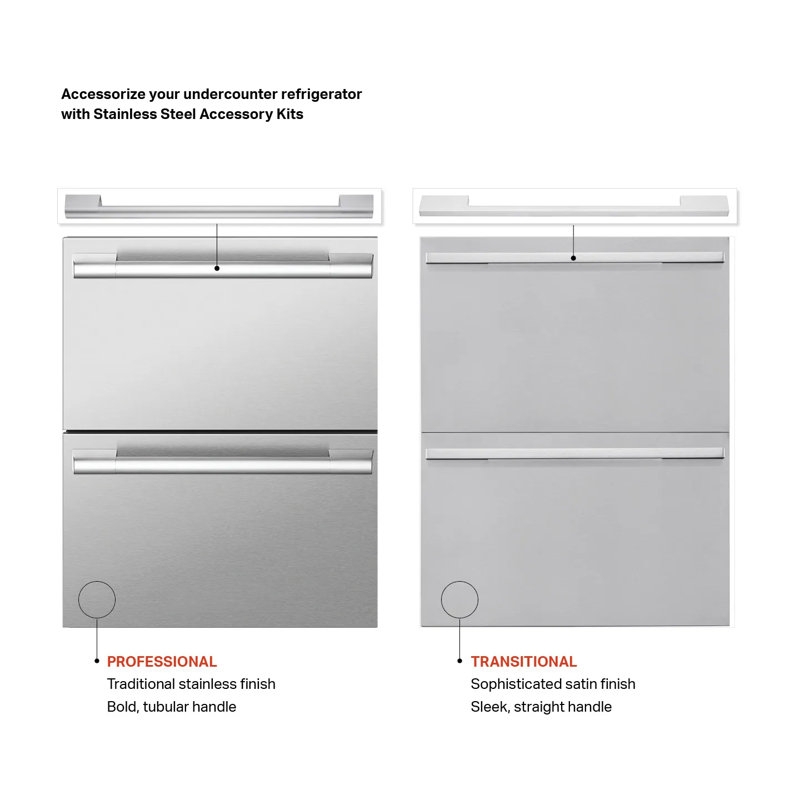 24-Inch Undercounter Convertible Refrigerator/Freezer Drawers