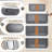 Foldable Plastic Home Storage Bins with Wheel-89058482-89058481