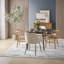 Tapis beige / gris en polyester / polypropylène tissé à la machine Addie-1232484283-1277882518