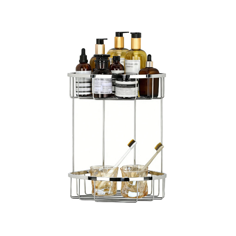 Stainless Steel Wall Bathroom Shelves