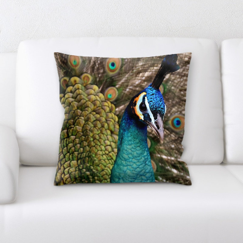 Coussin peacock