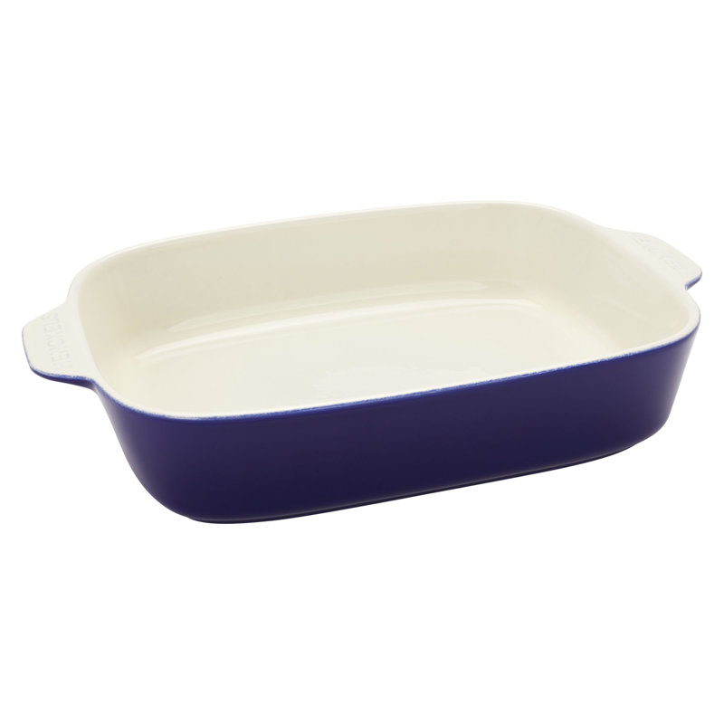 Ceramic 8 Piece Bakeware Set, Dark Blue