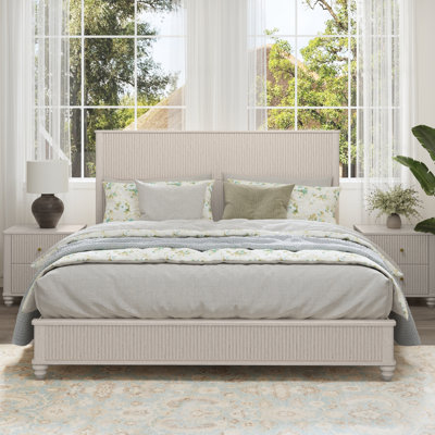 Dakota Platform Bed with Tall Headboard