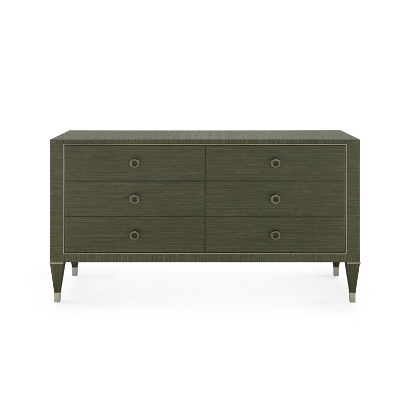 Morris 6 - Drawer Dresser, Deep Olive