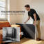 Table de ping-pong pleine grandeur 9 pi x 5 pi, tennis de table gris foncé