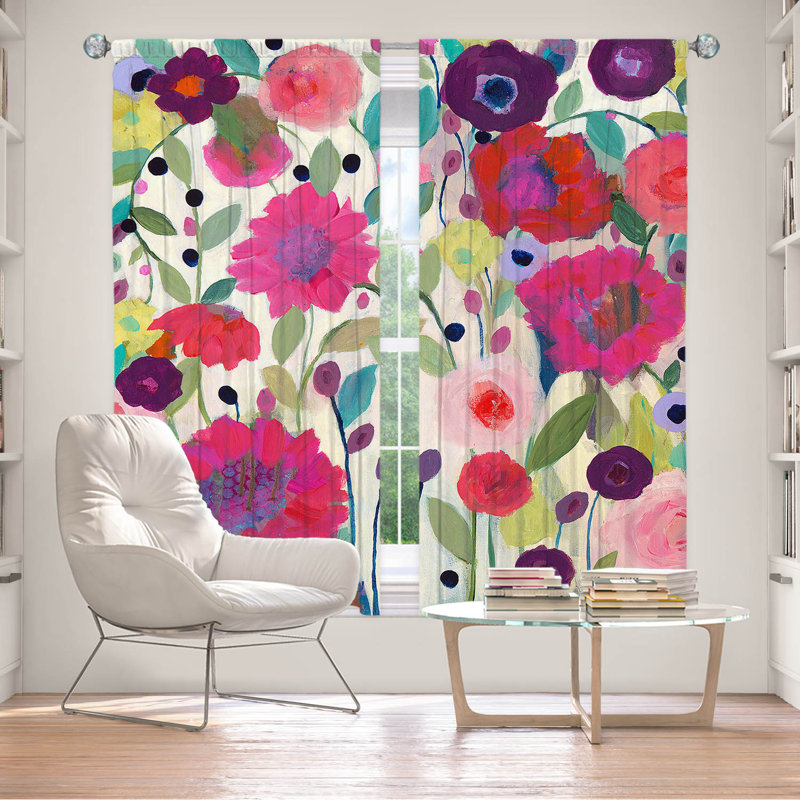 Room Darkening Curtain Pair, 40" W x 82" L
