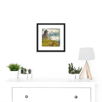 Ximonic Panorama Mountains Segla Hesten Senja Norway - Single Picture Frame Painting