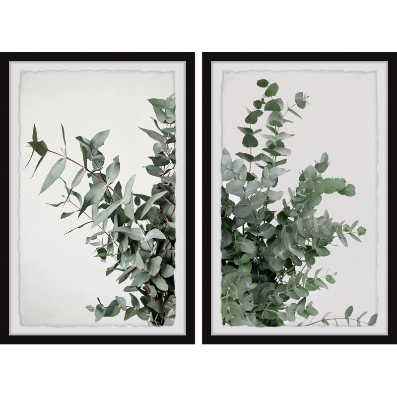 Jaliah Magical Plant - 2 Piece Single Picture Frame Painting Set, 45" H x 38" W x 3.81" D