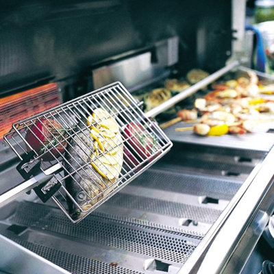Panier plat pour la plupart des barbecues