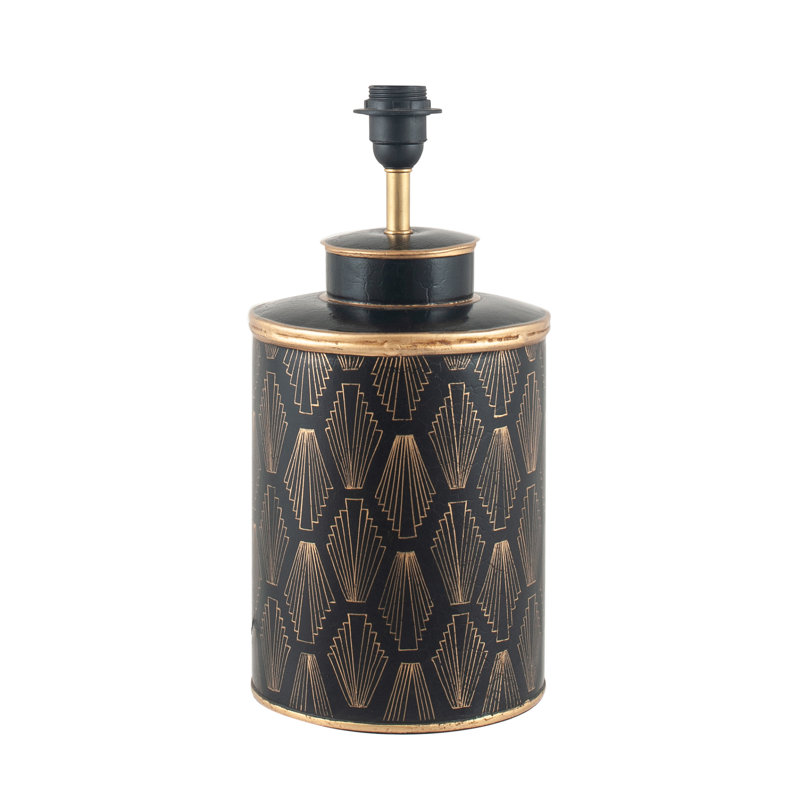Deloatch Wood Lamp Base Lamp