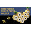 Porte-papier hygiénique mural en nid d'abeille