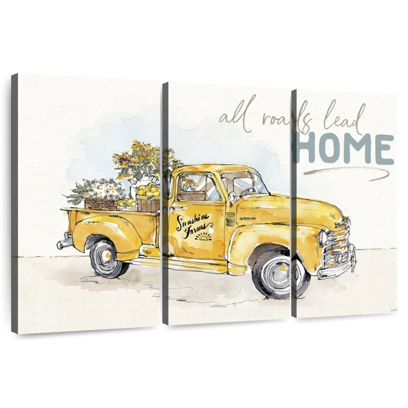 Tergel Farmhouse Flea Market I, 28" H x 45" W